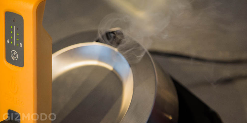 Illustration for article titled BioLite KettleCharge: Charge Your iPad With Boiling Hot Water
